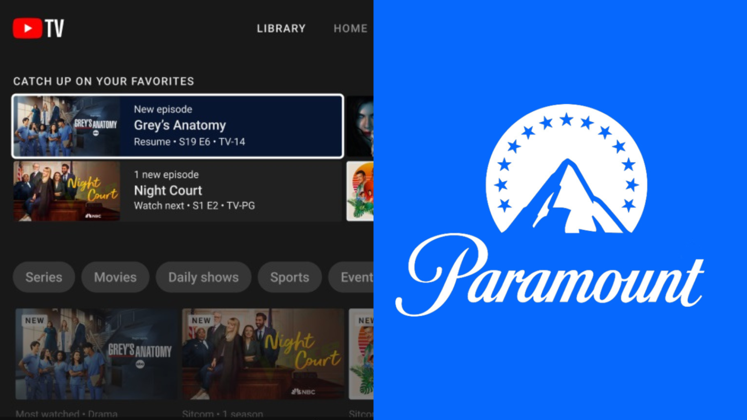 YouTube TV renueva contrato con Paramount para mantener los canales en ...
